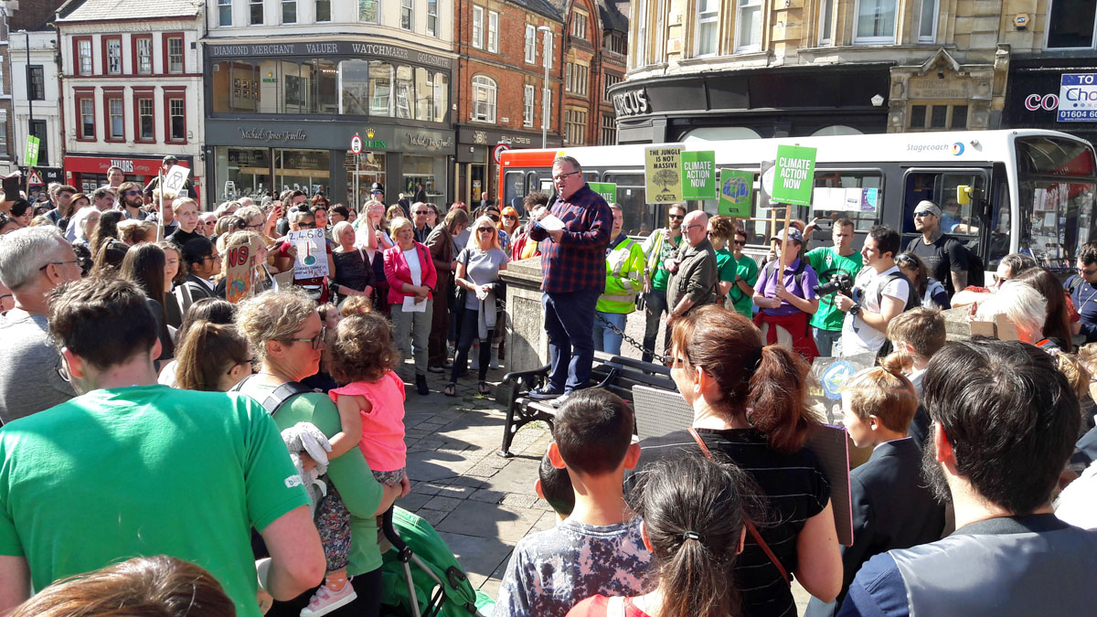 Climate Strike Northampton 20 September 2019 (Image: T. Larkum)