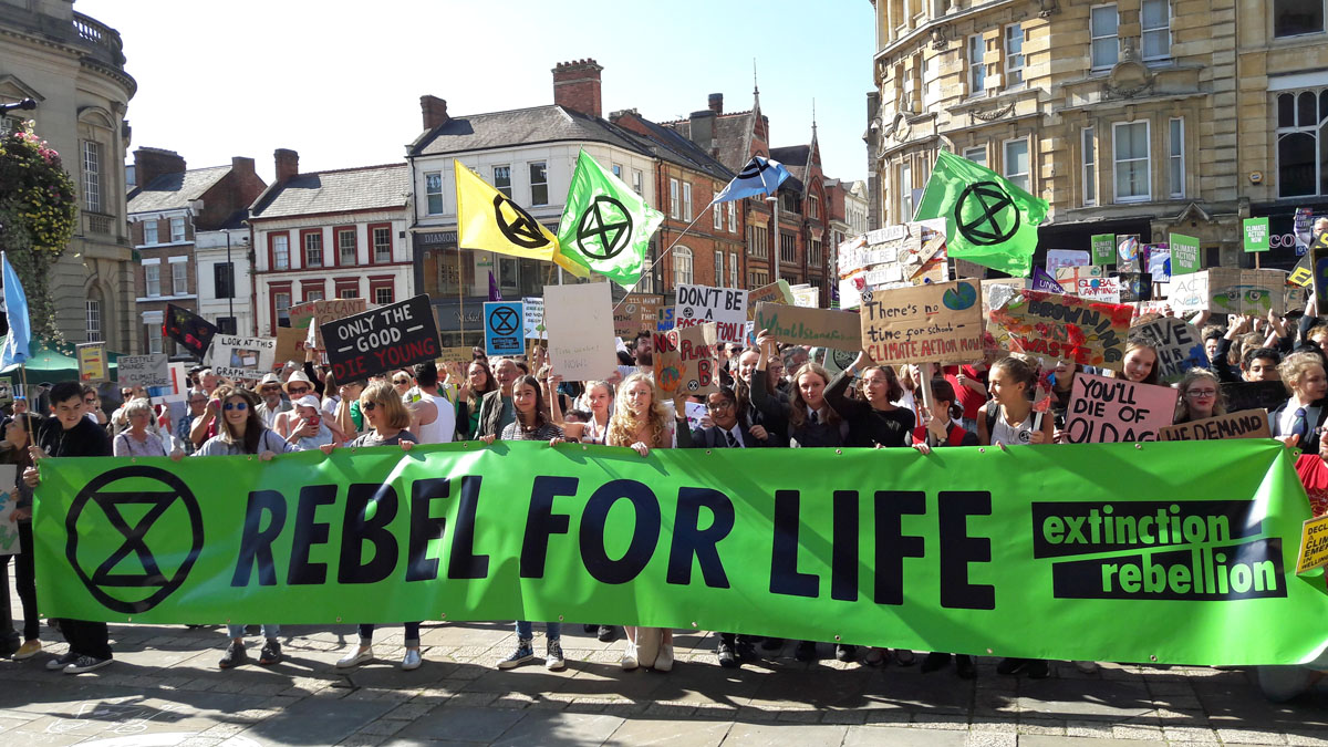 Climate Strike Northampton 20 September 2019 (Image: T. Larkum)