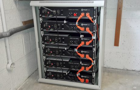 The completed battery upgrade, with full enclosure (Image: T. Larkum)