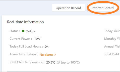 Solis Cloud - Inverter Control (Image: Solis)